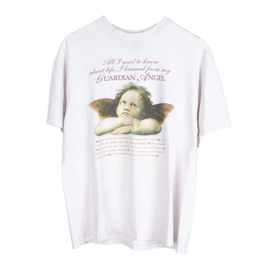 VINTAGE WHITE GUARDIAN ANGEL TEE