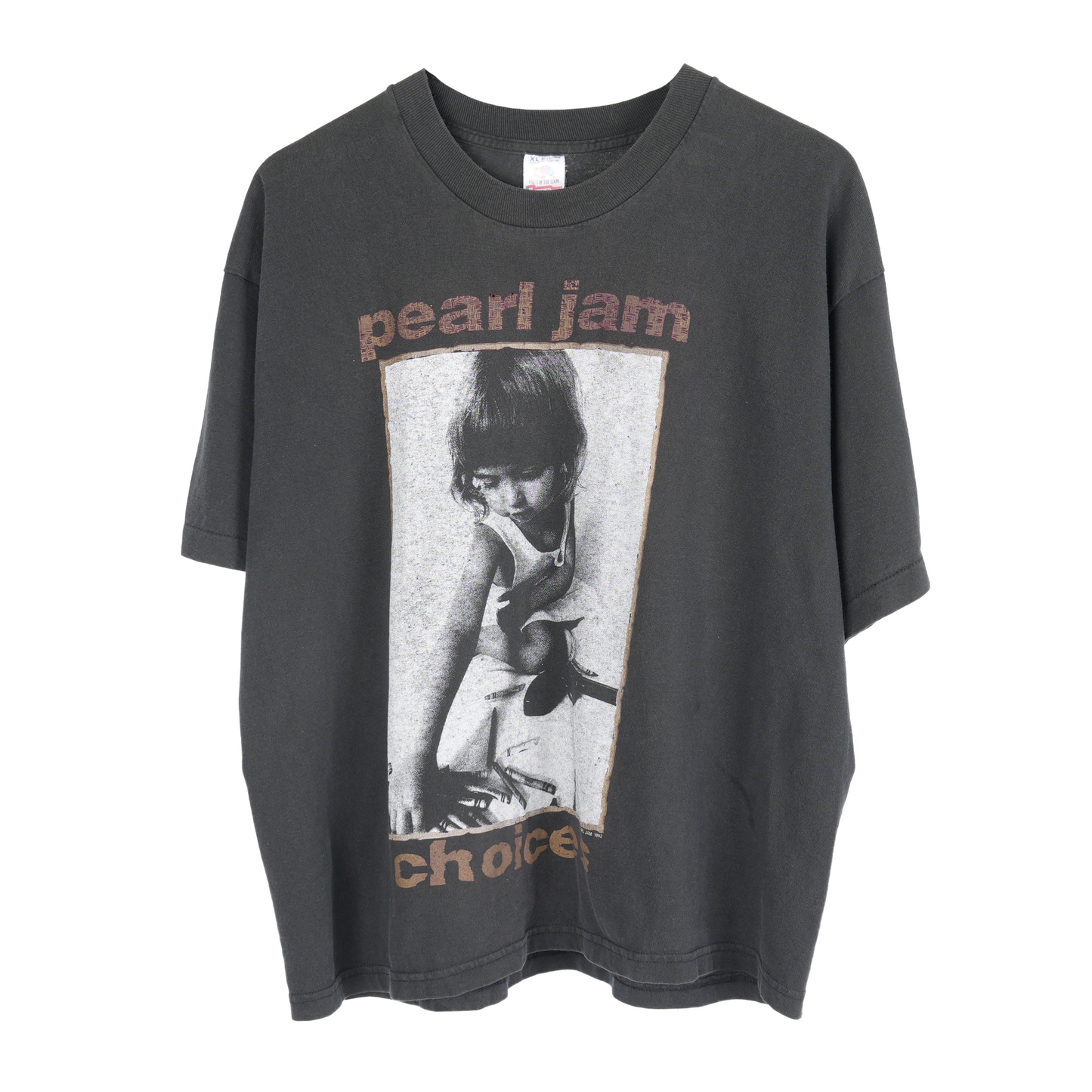 VINTAGE BLACK PEARL JAM CHOICES TEE 1992
