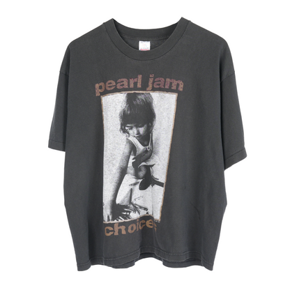 VINTAGE BLACK PEARL JAM CHOICES TEE 1992