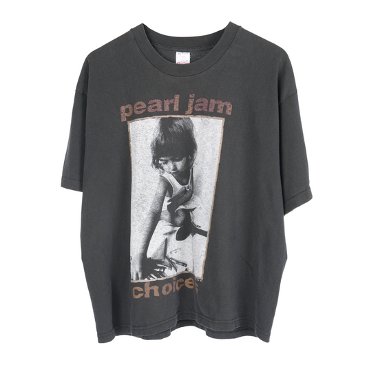 VINTAGE BLACK PEARL JAM CHOICES TEE 1992
