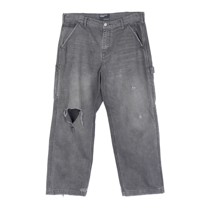 ERD  Distressed Gray Carpenter Pants