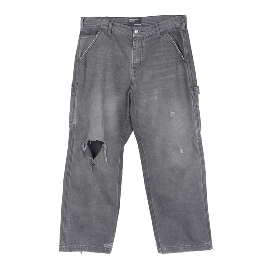 ERD  Distressed Gray Carpenter Pants