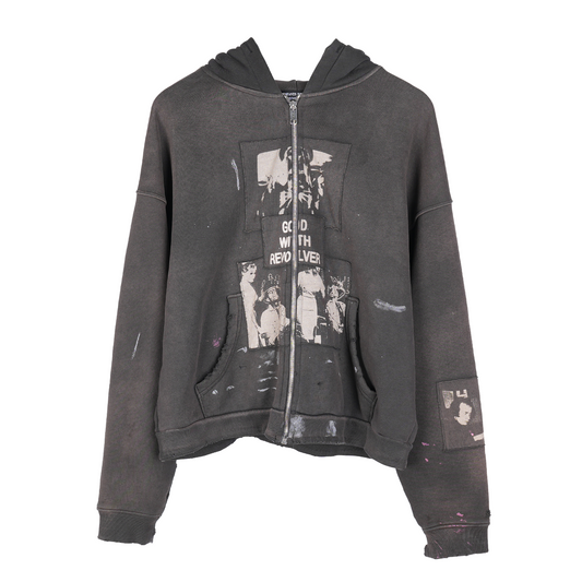 Enfants Riches Déprimés ERD GOD WITH REVOLVER ZIP UP HOODIE