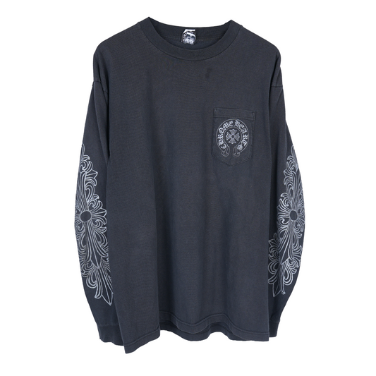 VINTAGE NEW YORK FLORAL LONG SLEEVE T-SHIRT
