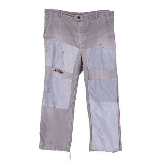 TRUE VINTAGE FRENCH PATCHED WORKWEAR PANTS