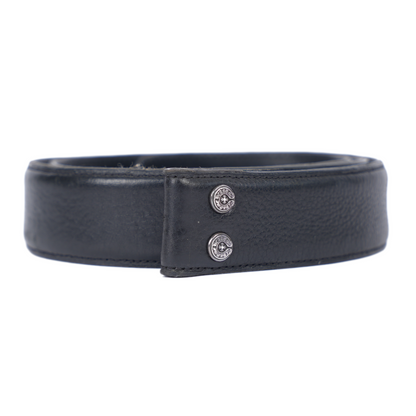 CHROME HEARTS BLACK LEATHER STRAP SZ 36