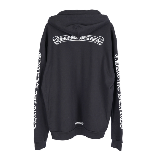 CHROME HEARTS SCROLL LOGO PULLOVER HOODIE
