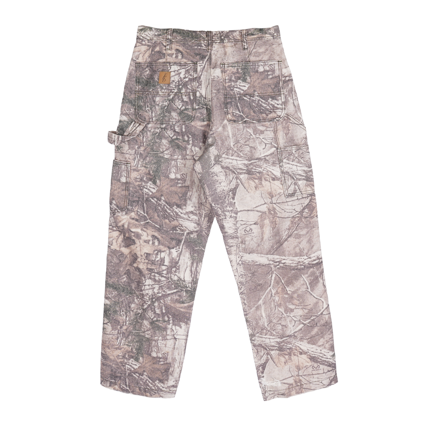 ERD Real Tree Distressed Camo Carpenter Pants Size 28
