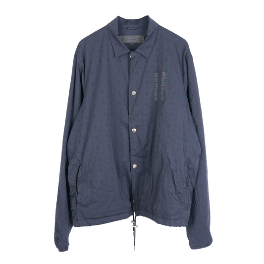 CHROME HEARTS NYLON EYECHART MONOGRAM WINDBREAKER JACKET