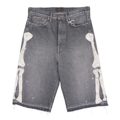 KAPITAL GRAY BONE SHORTS