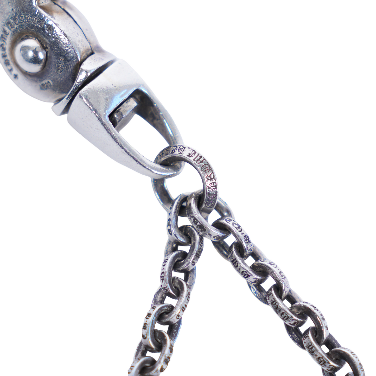 CHROME HEARTS DBL DICE KEYCHAIN