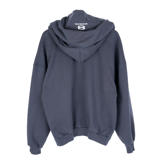 BALENCIAGA SCARF HOODIE BLACK