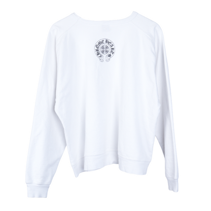 Vintage Chrome Hearts Dagger White Crewneck
