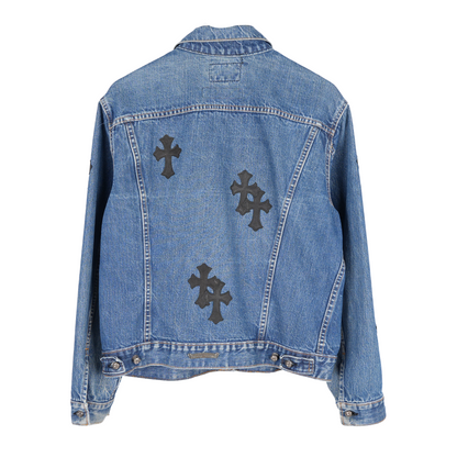 CHROME HEARTS TYPE III LEVIS DENIM PATCH JACKET