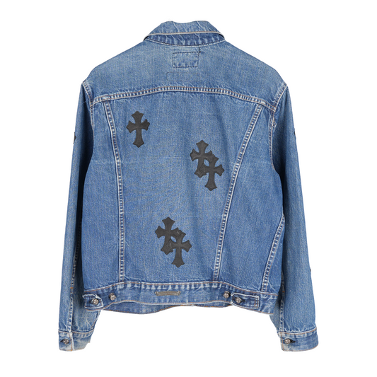 CHROME HEARTS TYPE III LEVIS DENIM PATCH JACKET