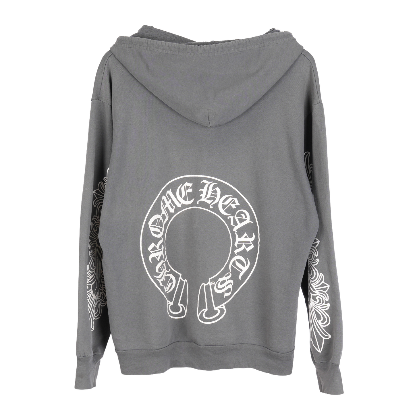 CHROME HEARTS VINTAGE FLORAL HORSESHOE ZIP UP