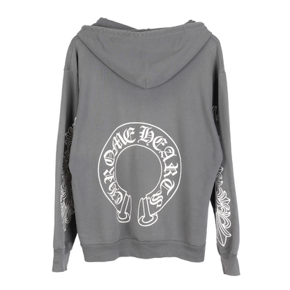CHROME HEARTS VINTAGE FLORAL HORSESHOE ZIP UP