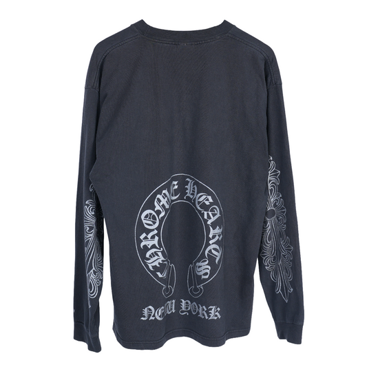 VINTAGE NEW YORK FLORAL LONG SLEEVE T-SHIRT