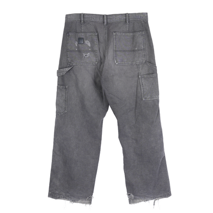 ERD  Distressed Gray Carpenter Pants