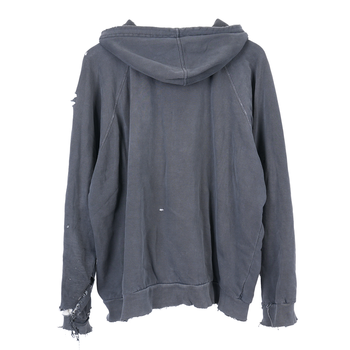 THRASHED FADED ZIP UP HOODIE