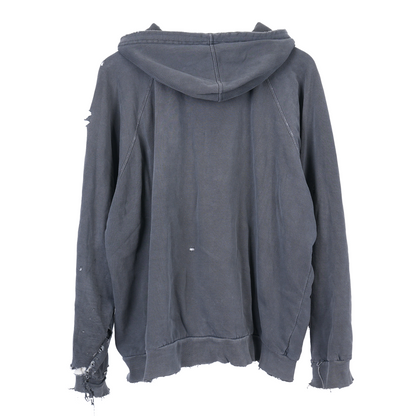 THRASHED FADED ZIP UP HOODIE