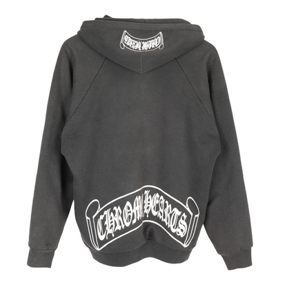 CHROME HEARTS VINTAGE THERMAL SCROLL LOGO ZIP UP