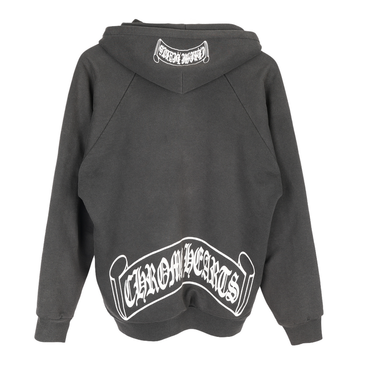 CHROME HEARTS VINTAGE THERMAL SCROLL LOGO ZIP UP
