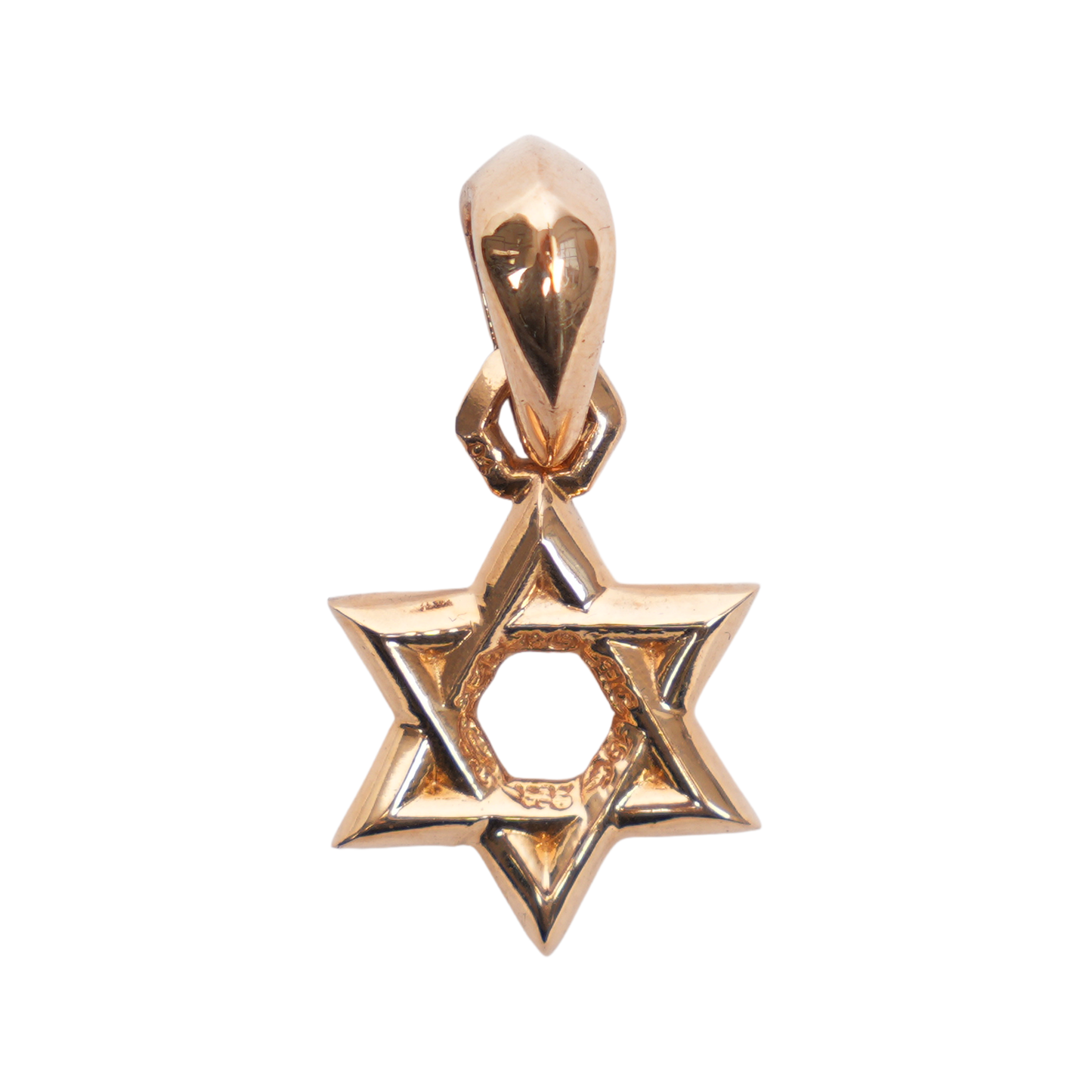 CH GOLD STAR OF DAVID PENDANT SMALL
