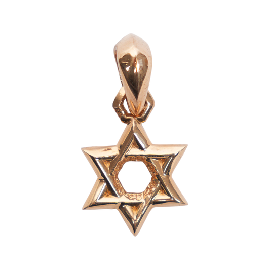 CH GOLD STAR OF DAVID PENDANT SMALL