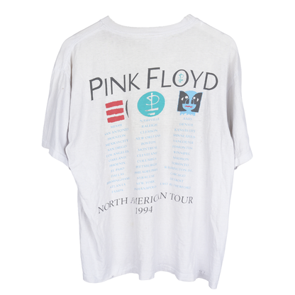PINK FLOYD 1994 AMERICAN WORLD TOUR WHITE T-SHIRT
