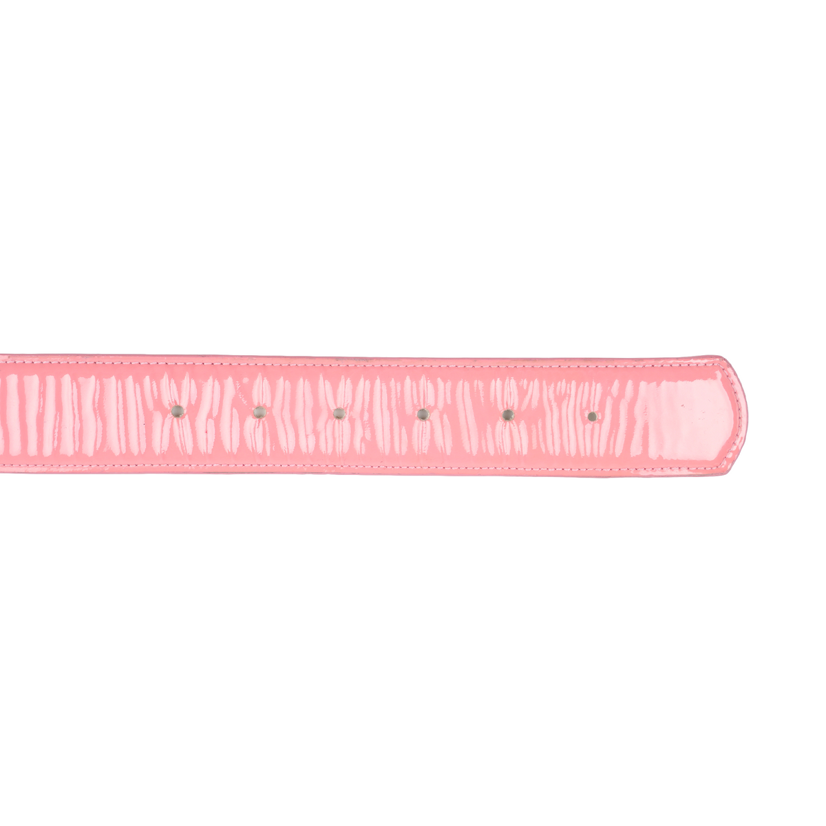 CHROME HEARTS PINK PATENT LEATHER GUNSLINGER BELT