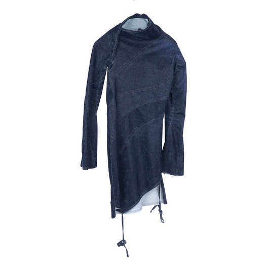 Ottolinger Blue Twisted Denim Minidress