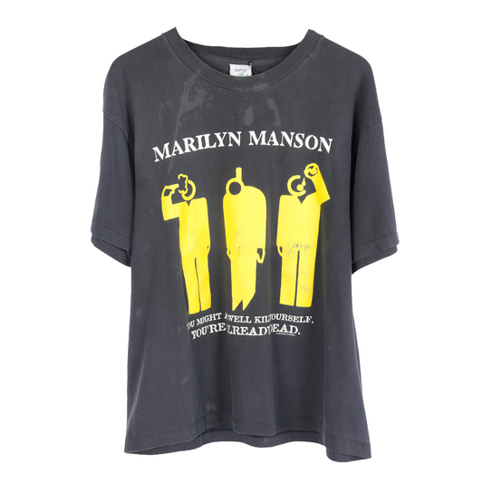 VINTAGE 1996 MARILYN MANSON SUICIDE "You Might As Well Kill Yourself" TEE