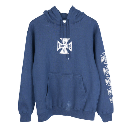 VINTAGE NAVY WCC WEST COAST CHOPPERS HOODIE