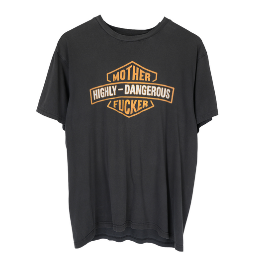VINTAGE HIGHLY-DANGEROUS MOTHER FUCKER PARODY TEE