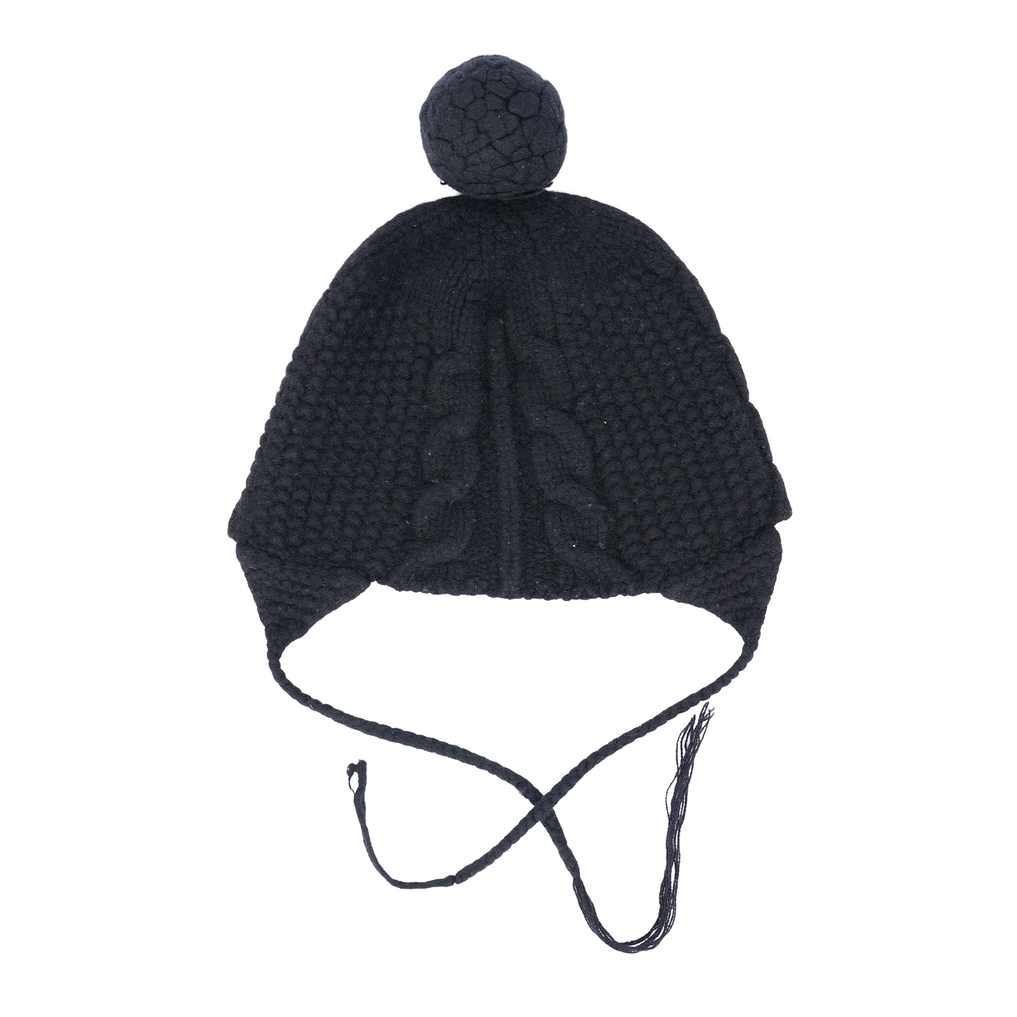 CH EARMUFF CROSS CHARM BEANIE