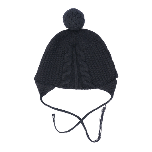 CHROME HEARTS EARMUFF CROSS CHARM BEANIE