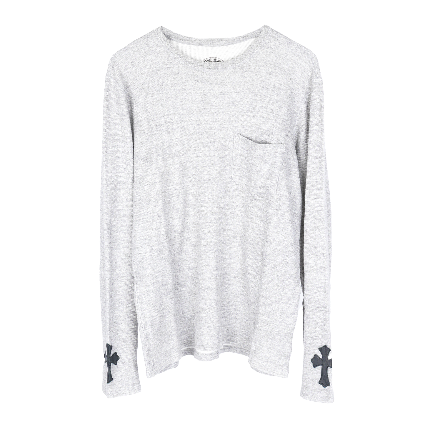 CHROME HEARTS GREY SLEEVE PATCH LONGSLEEVE
