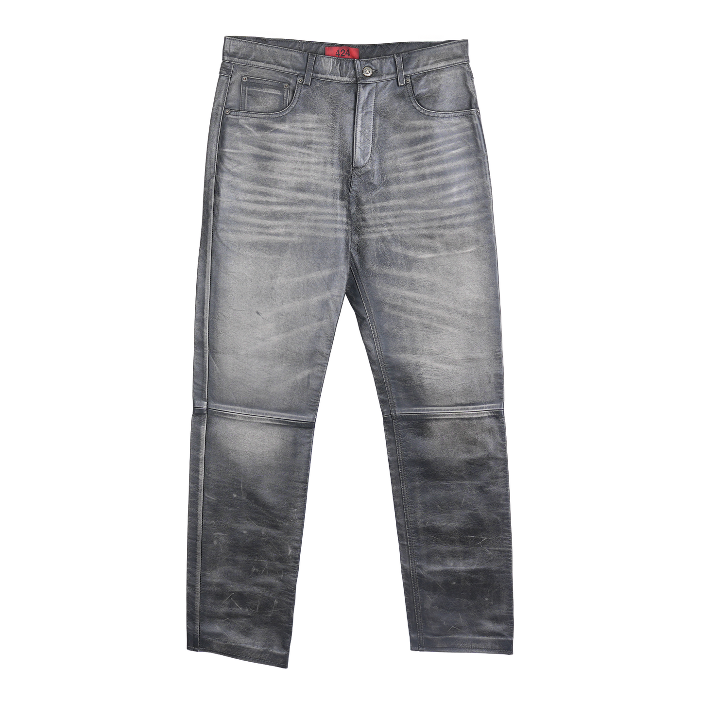 424 LEATHER 5 POCKET PANTS
