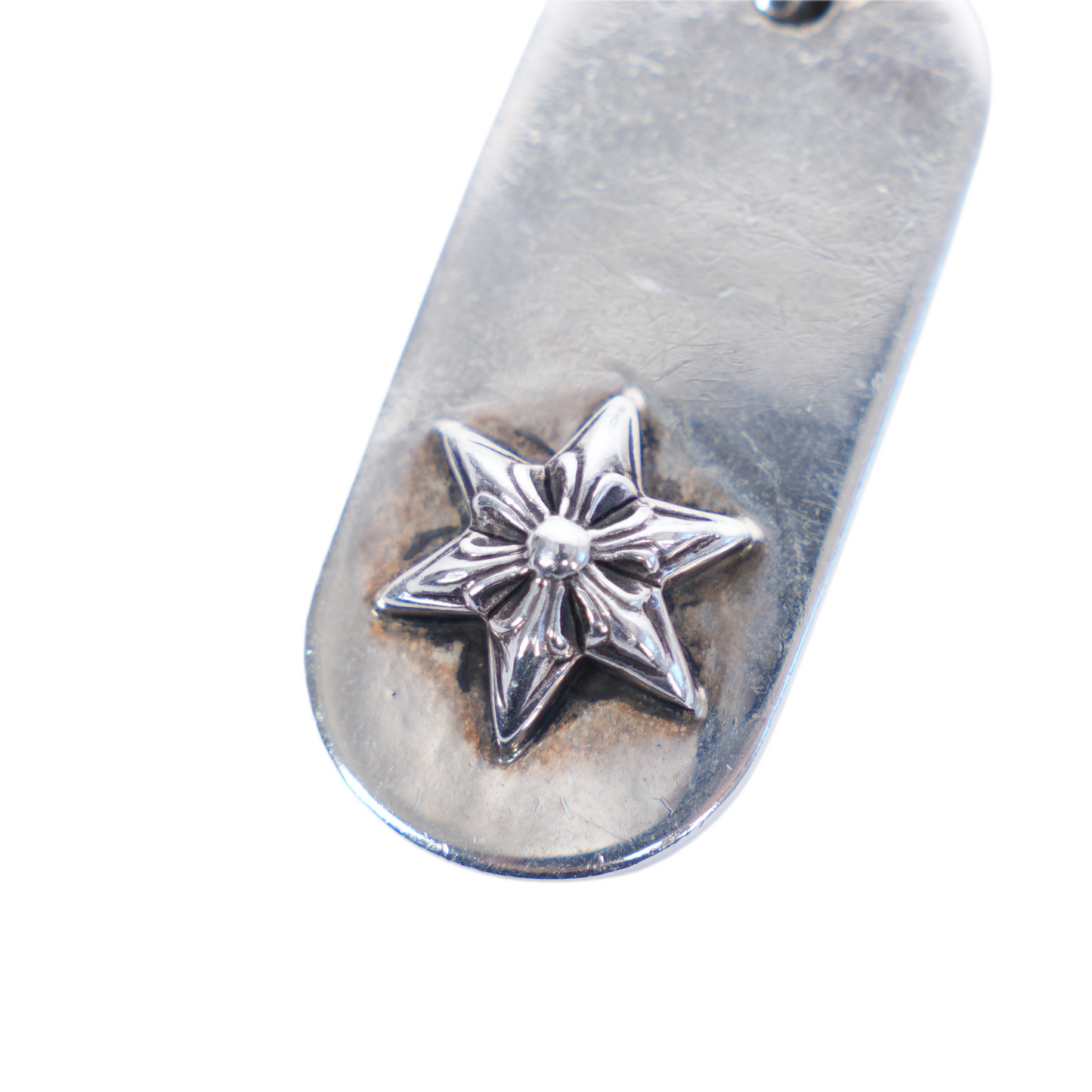 CHROME HEARTS RAISED STAR DOGTAG