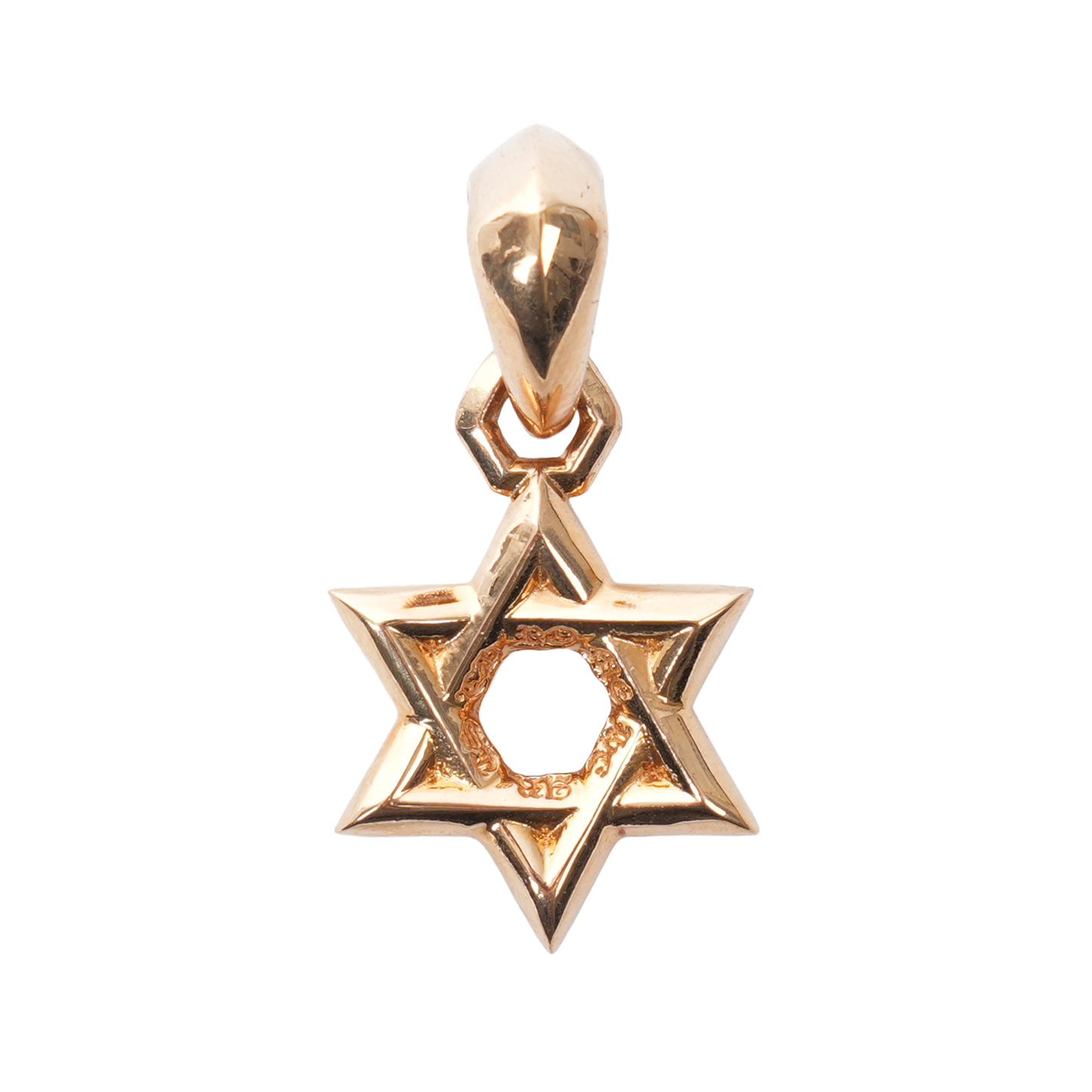 CH GOLD STAR OF DAVID PENDANT SMALL