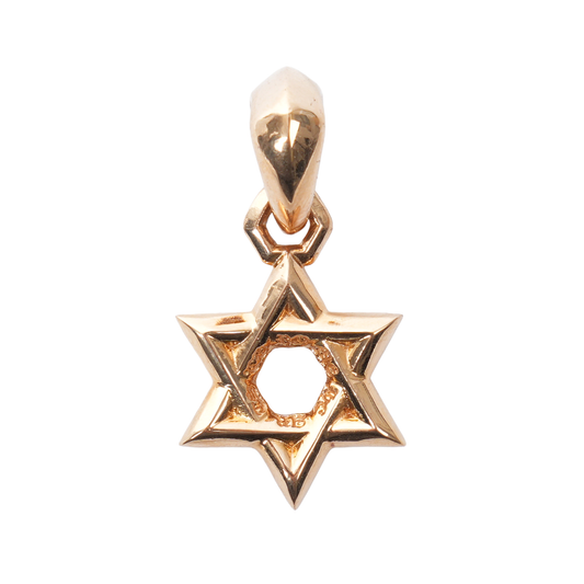 CH GOLD STAR OF DAVID PENDANT SMALL