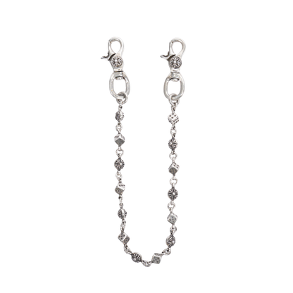 Chrome Hearts 14-Link Dice Short Wallet Chain