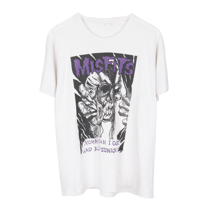 VINTAGE MISFITS MOMMY CAN I GO OUT AND KILL TONIGHT TEE
