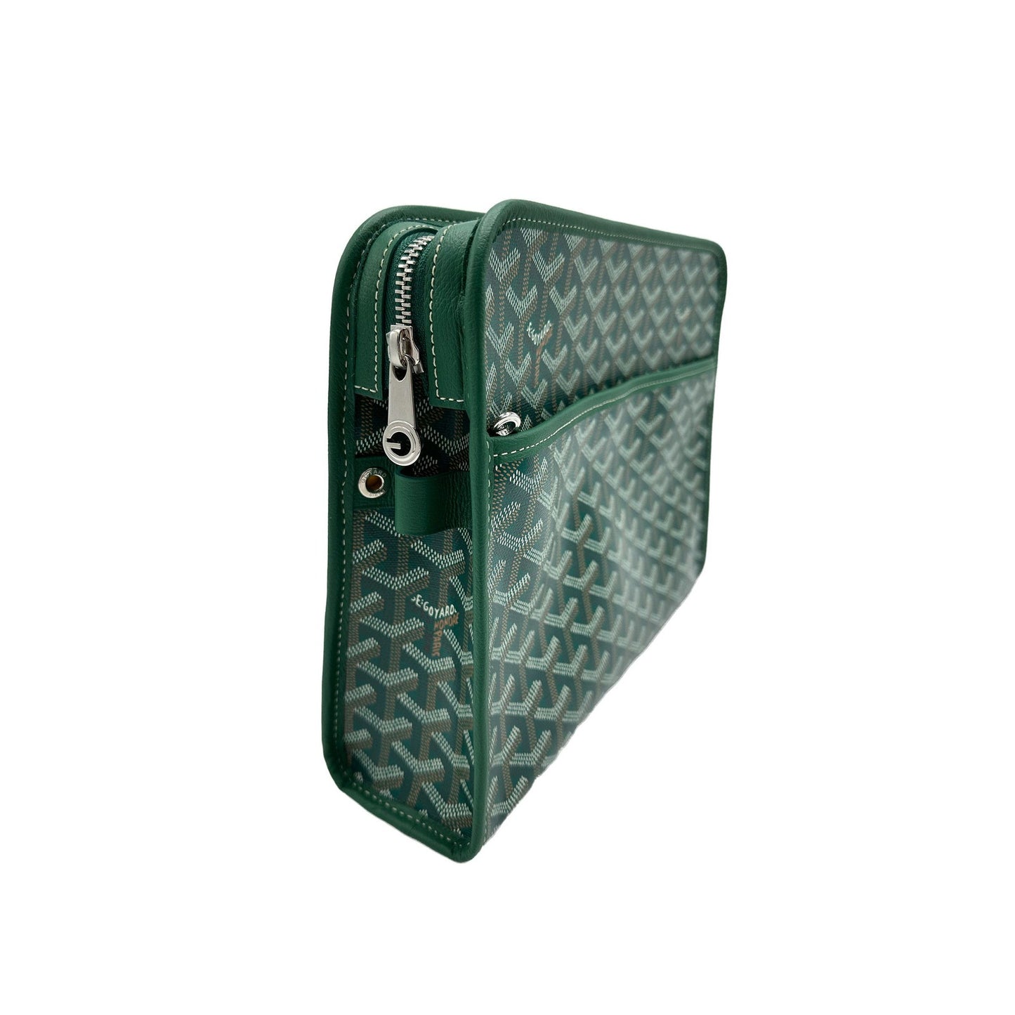 GOYARD JOUVENCE GM GREEN BAG POUCH TOILETRY