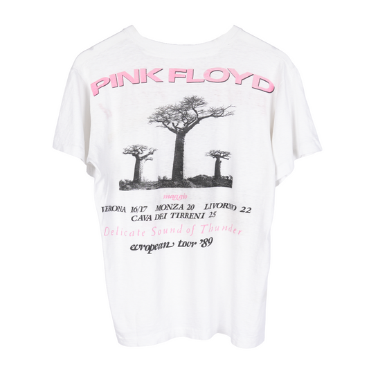 VINTAGE WHITE PINK FLOYD Delicate Sound of Thunder TEE