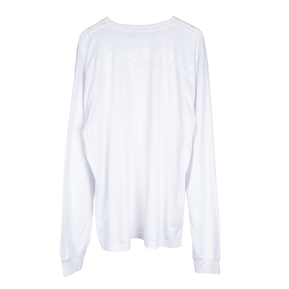 CHROME HEARTS WHITE FLORAL PRINT POCKET LONG SLEEVE