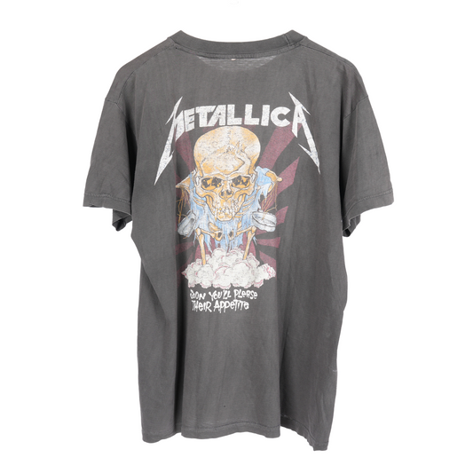 VINTAGE 1989 METALLICA THEIR MONEY TIPS HER SCALES TEE