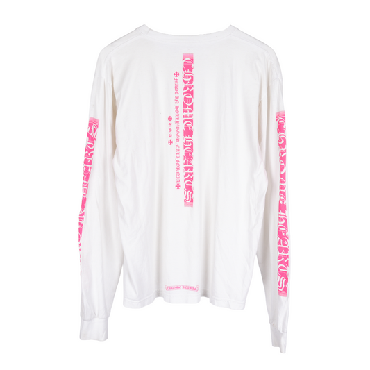 CHROME HEARTS VINTAGE HOT PINK LONG SLEEVE