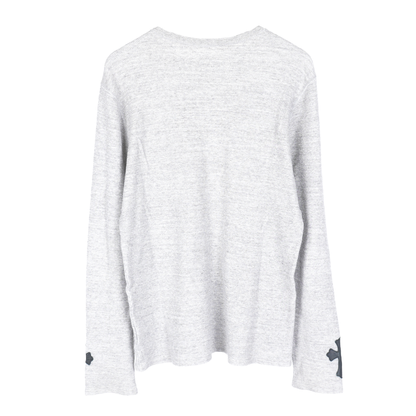CHROME HEARTS GREY SLEEVE PATCH LONGSLEEVE